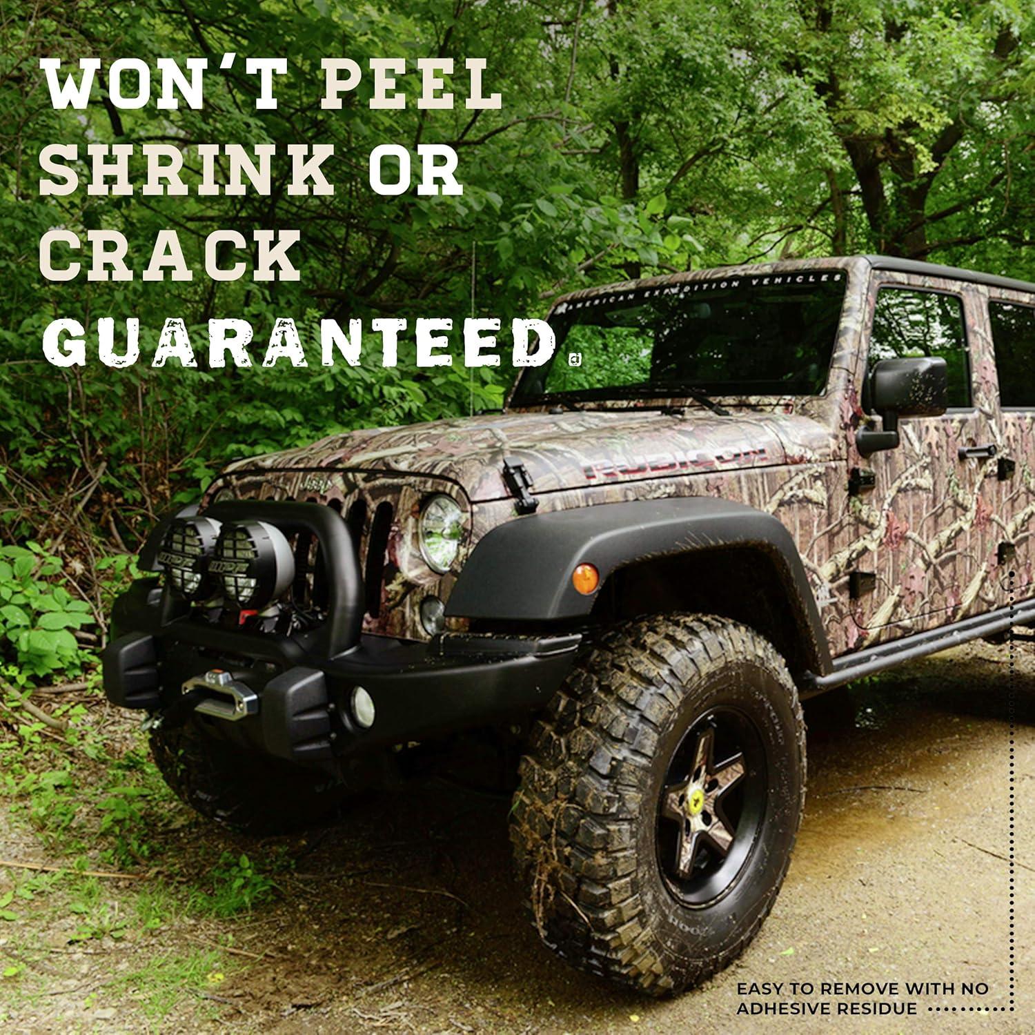 imageMossy Oak Graphics Full Body Obsession Camouflage Auto Wrap Camo Vinyl with A Matte Finish Extended Length Full Size Truck