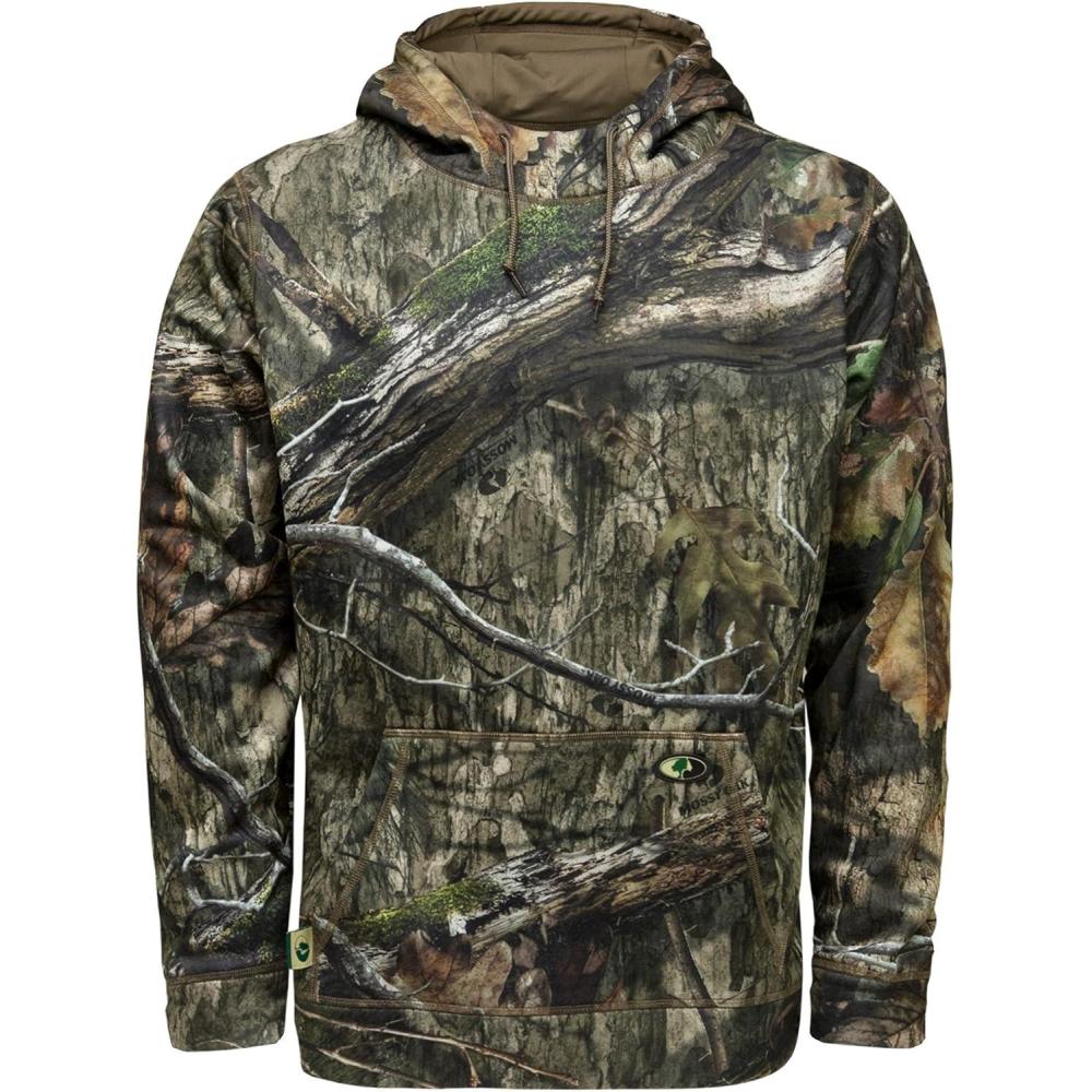imageMossy Oak Performance Fleece Mens Camo Hunting HoodieCountry Dna