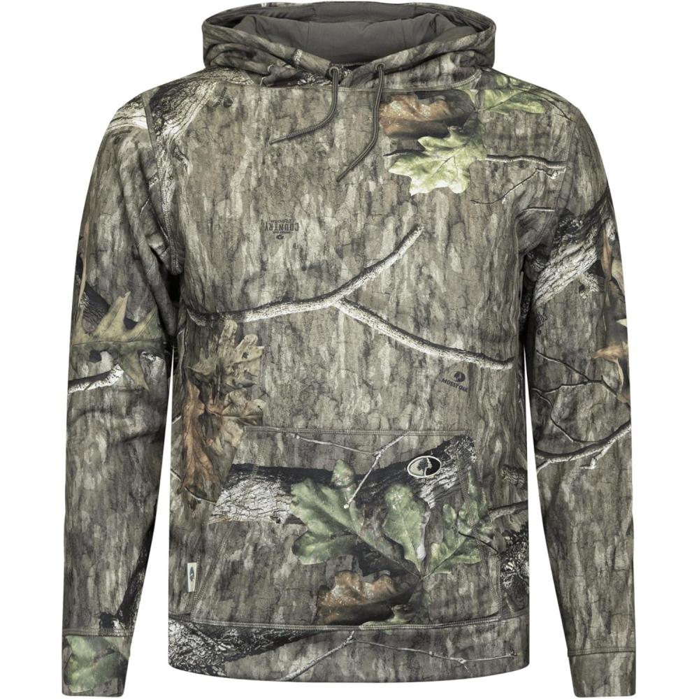imageMossy Oak Performance Fleece Mens Camo Hunting HoodieCountry Roots