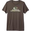 Mossy Oak Obsession Camouflage Classic Outdoors Logo Premium Tri-blend T-Shirt(Brown)