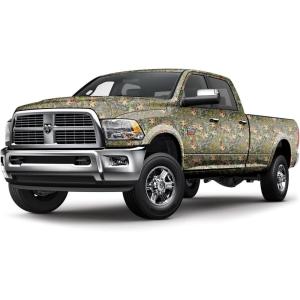 Mossy Oak Graphics Full Body Obsession Camouflage Auto Wrap – Camo Vinyl with A Matte Finish – Extended Length Full Size Truck