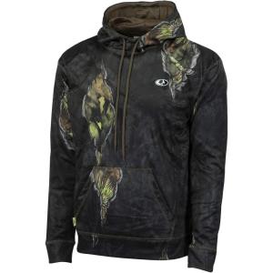 Mossy Oak Performance Fleece Men’s Camo Hunting Hoodie(Eclipse)