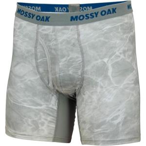 Mossy Oak Fishing Mens Boxer Briefs, Quick Dry & Anti Chafing Underwear(Bonefish)