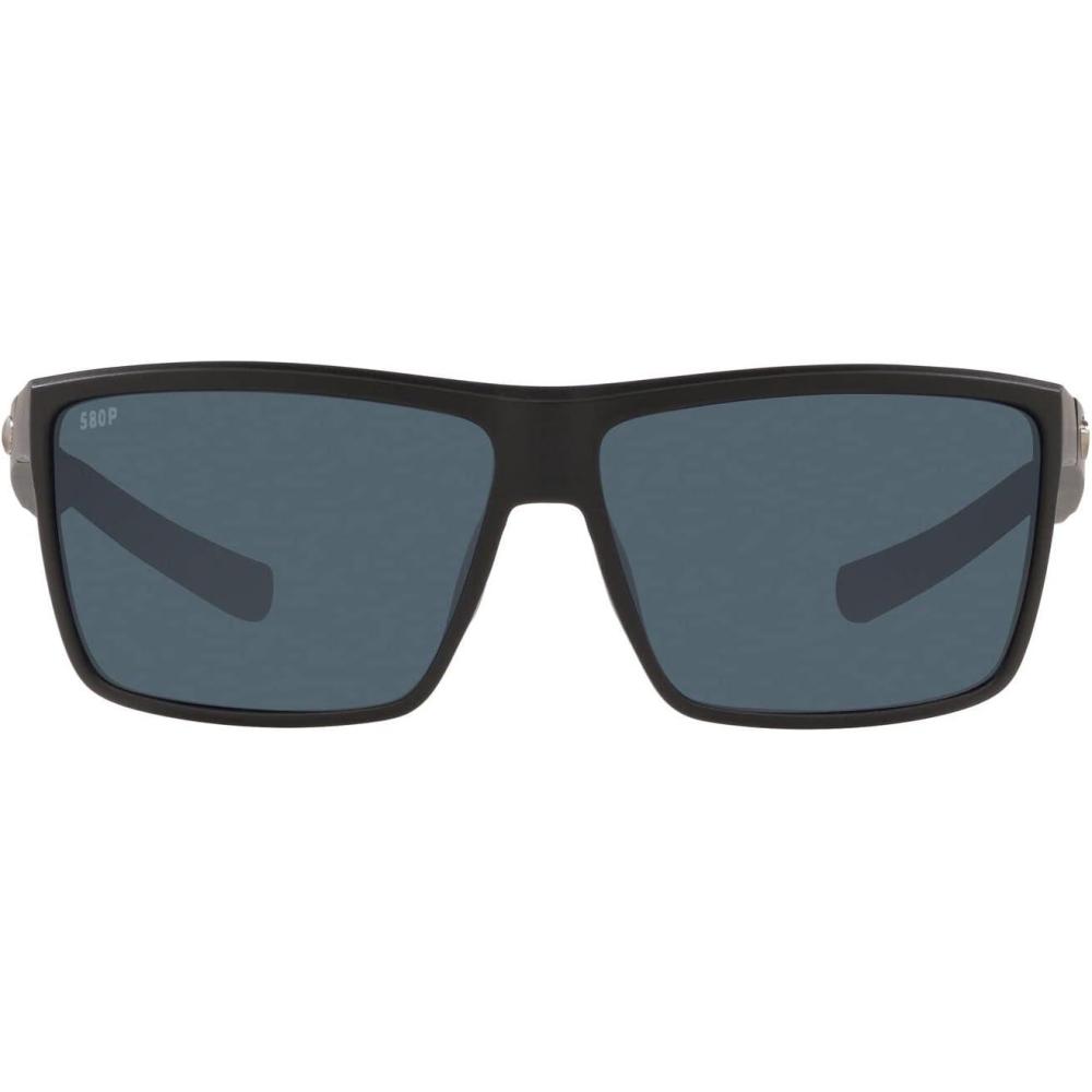 imageCosta Del Mar Mens Brine SunglassesMatte BlackGrey Polarized580p