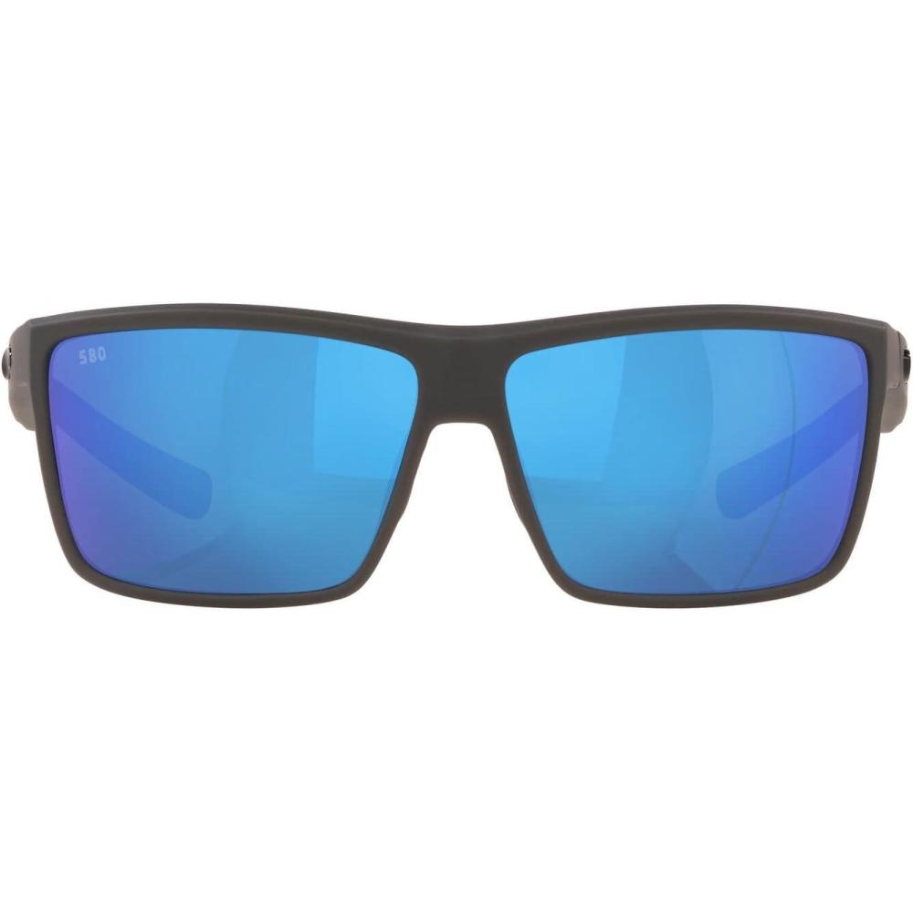 imageCosta Del Mar Mens Brine SunglassesMatte GreyBlue Mirrored Polarized580g