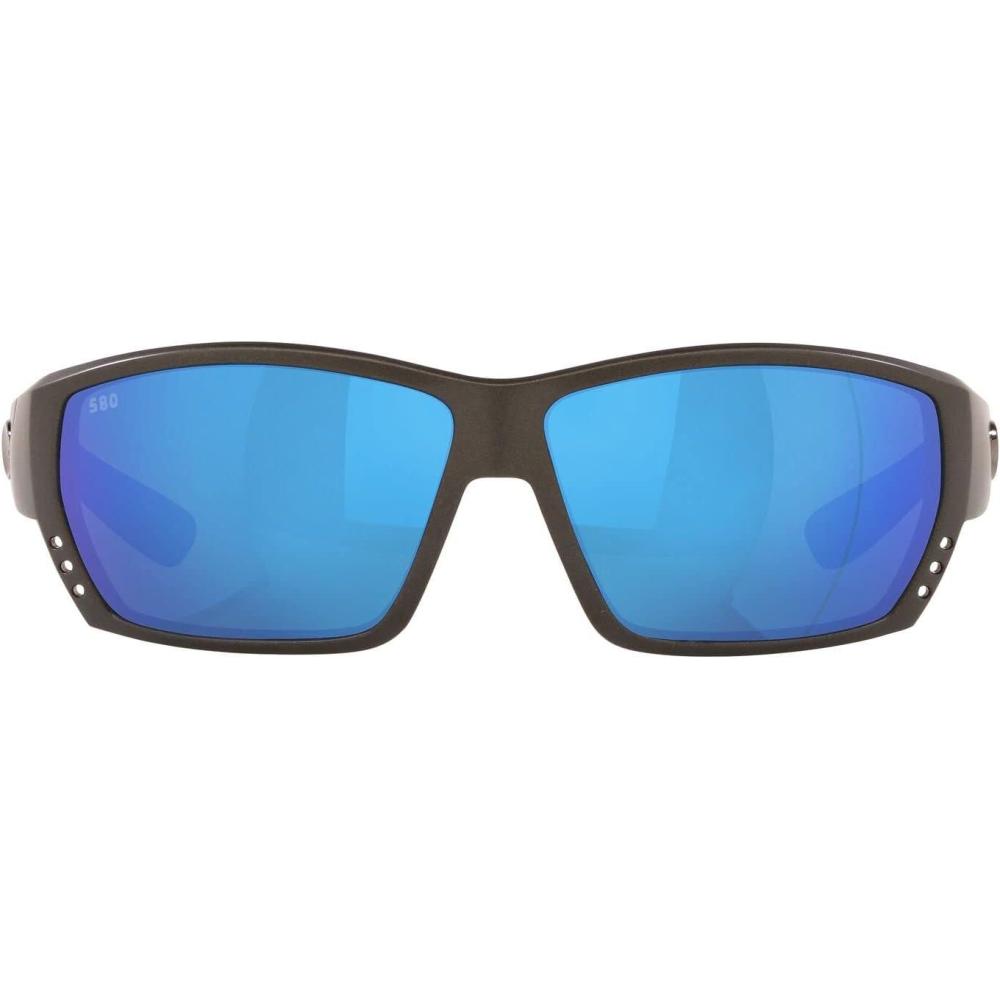 imageCosta Del Mar Mens Brine SunglassesMatte SteelGrey Blue Mirrored Polarized580g