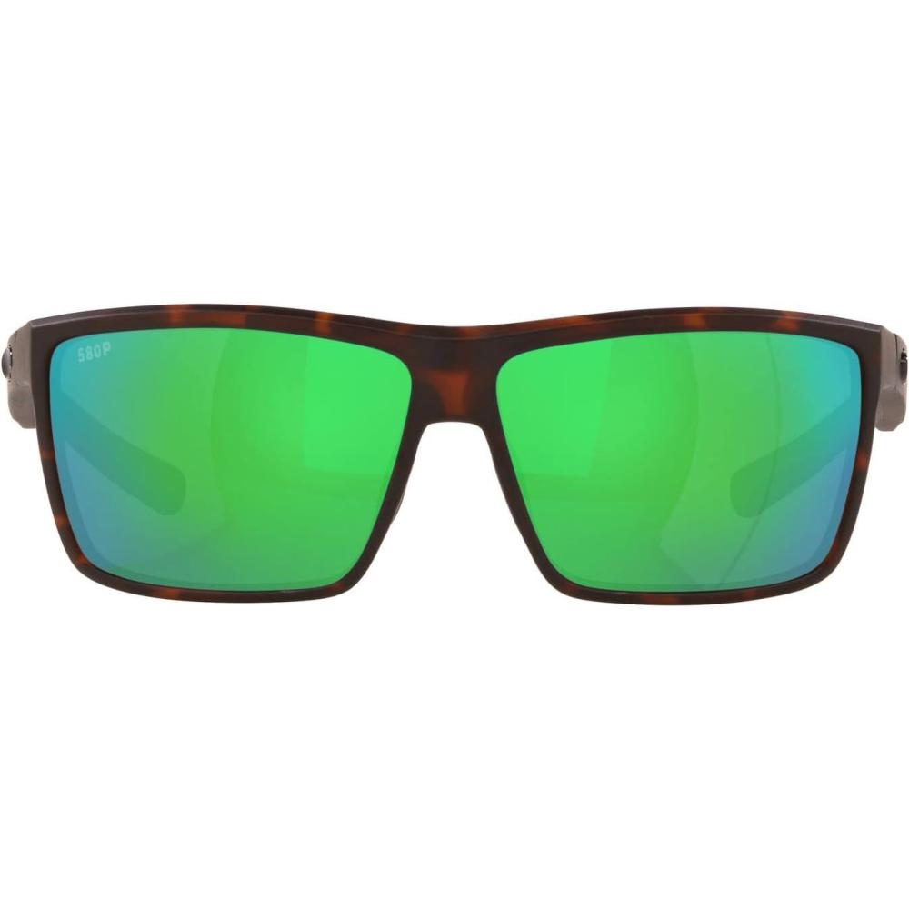 imageCosta Del Mar Mens Brine SunglassesMatte TortoiseGreen Mirrored Polarized580p