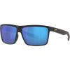 Costa Del Mar Men’s Brine Sunglasses(Matte Black/Blue Mirrored Polarized-580g)