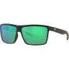 Costa Del Mar Men’s Brine Sunglasses(Matte Black/Green Mirrored Polarized-580g)