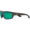 Costa Del Mar Men’s Brine Sunglasses(Matte Steel/Copper Green Mirrored Polarized-580g)