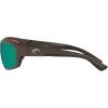 Costa Del Mar Men’s Brine Sunglasses(Matte Steel/Copper Green Mirrored Polarized-580g)