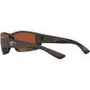 Costa Del Mar Men’s Brine Sunglasses(Matte Steel/Copper Green Mirrored Polarized-580p)