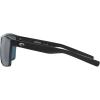 Costa Del Mar Men’s Brine Sunglasses(Shiny Black/Grey Silver Mirrored Polarized-580p)
