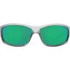 Costa Del Mar Men’s Brine Sunglasses(Silver/Copper Green Mirrored Polarized-580p)