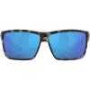 Costa Del Mar Men’s Brine Sunglasses(Tiger Shark/Blue Mirrored Polarized-580g)