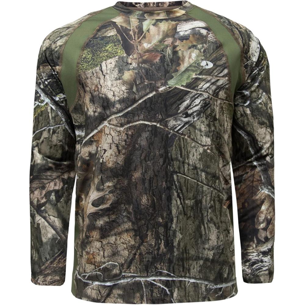 imageMossy Oak Mens Men Lightweight Camo Shirts HuntingCountry Dna