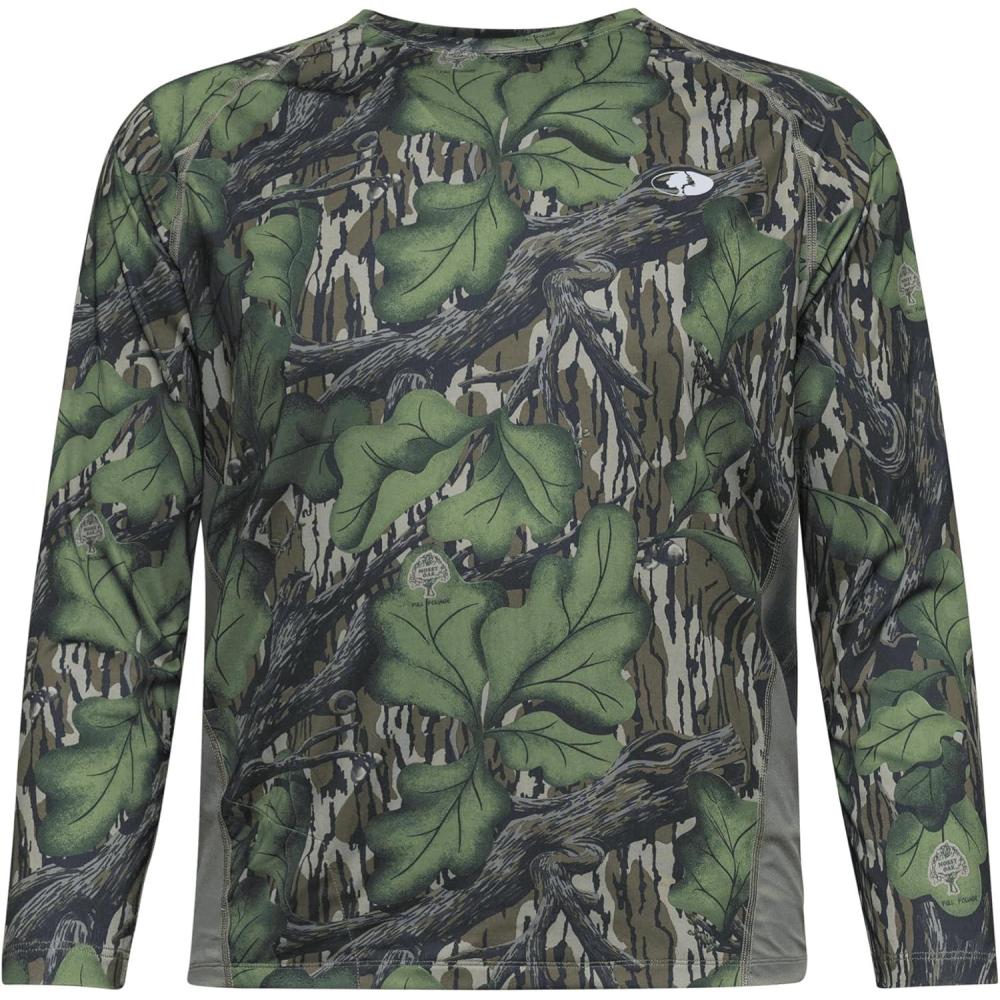 imageMossy Oak Mens Men Lightweight Camo Shirts HuntingFull Foliage