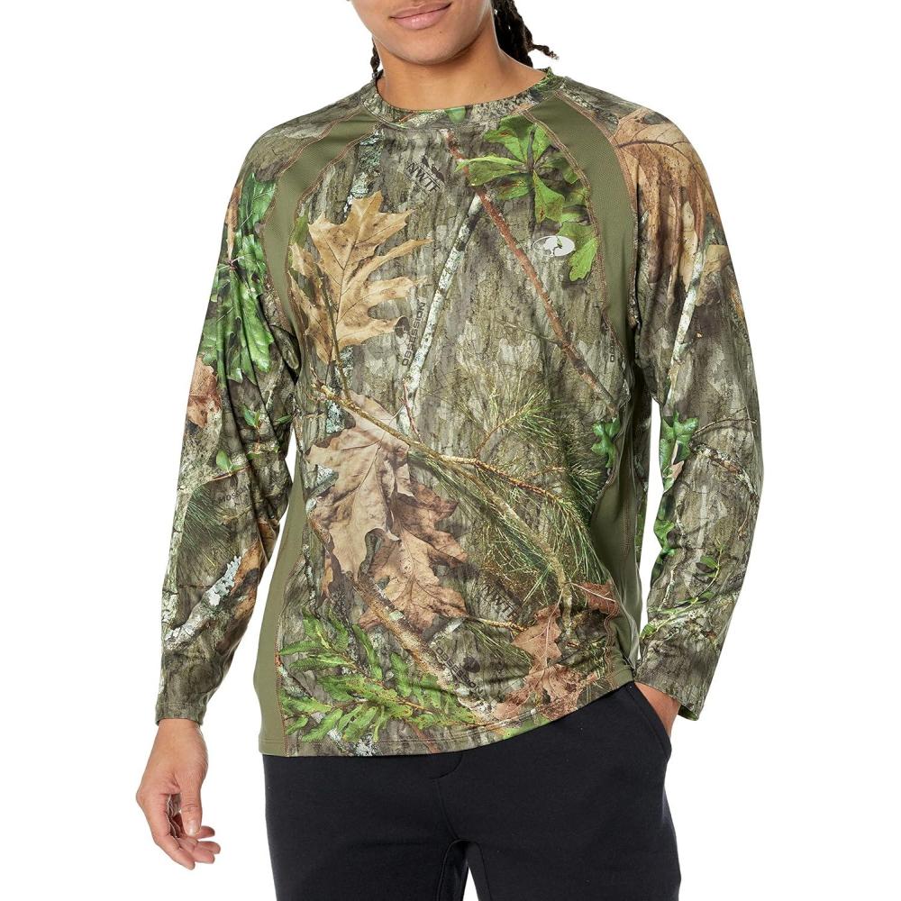 imageMossy Oak Mens Men Lightweight Camo Shirts HuntingObsession