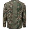 Mossy Oak Mens Men Lightweight Camo Shirts Hunting(Greenleaf)