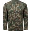 Mossy Oak Mens Men Lightweight Camo Shirts Hunting(Greenleaf)