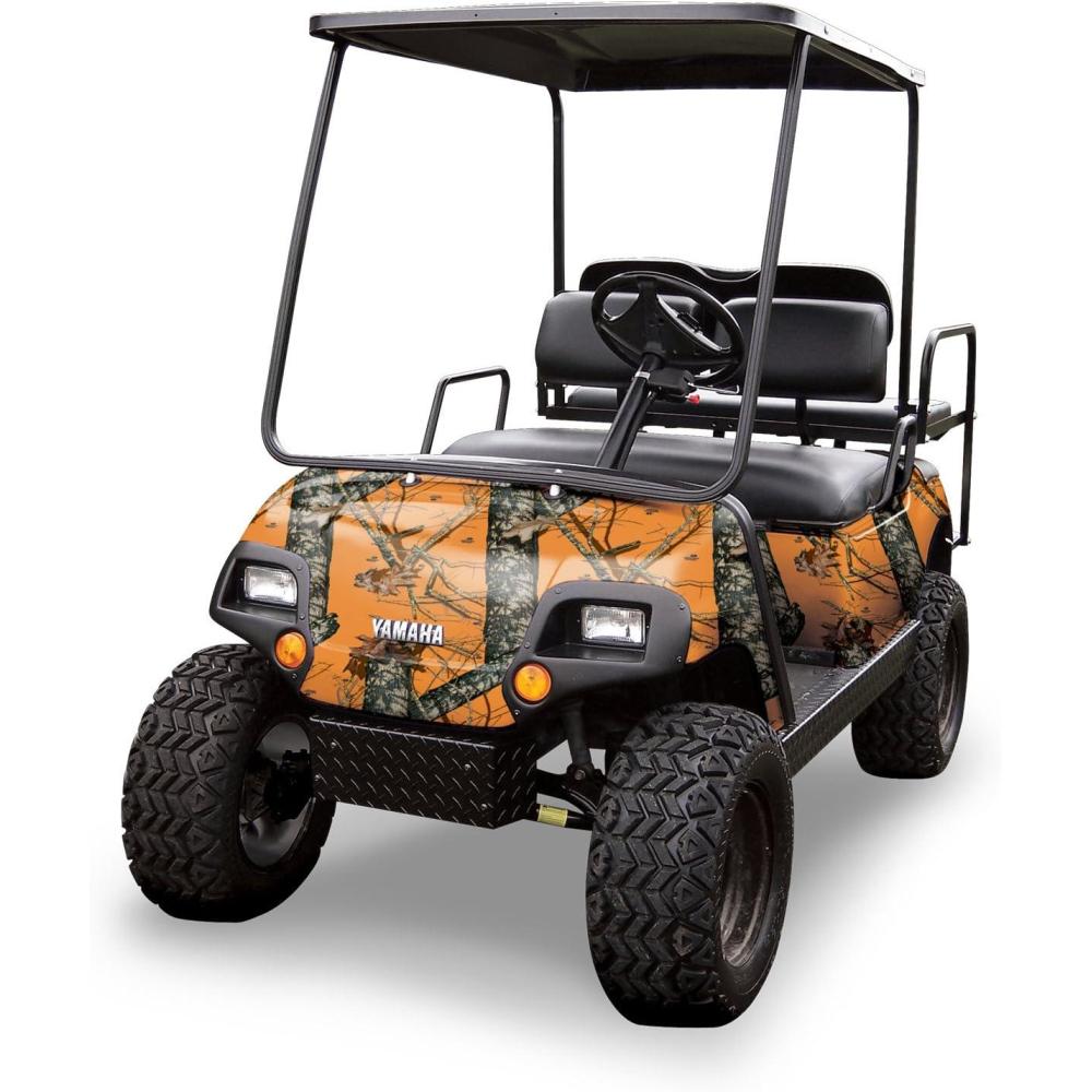 imageMossy Oak Graphics Camouflage Golf Cart Wrap nofade 3M Vinyl with Matte Finish Many Mossy Oak PatternsBlaze