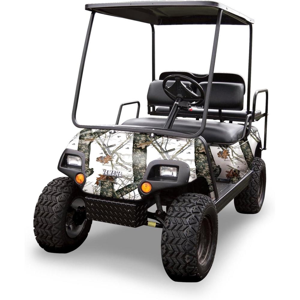 imageMossy Oak Graphics Camouflage Golf Cart Wrap nofade 3M Vinyl with Matte Finish Many Mossy Oak PatternsWinter