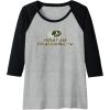Mossy Oak Obsession Camouflage Classic Outdoors Logo Raglan Baseball Tee(Black/Athletic Heather)