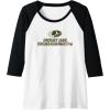 Mossy Oak Obsession Camouflage Classic Outdoors Logo Raglan Baseball Tee(Black/White)