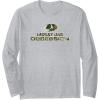 Mossy Oak Obsession Camouflage Classic Outdoors Logo Long Sleeve T-Shirt(Heather Grey)