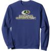 Mossy Oak Obsession Camouflage Classic Outdoors Logo Sweatshirt(Navy Blue)