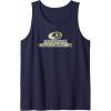 Mossy Oak Obsession Camouflage Classic Outdoors Logo Tank Top(Navy Blue)