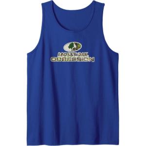 Mossy Oak Obsession Camouflage Classic Outdoors Logo Tank Top(Royal Blue)