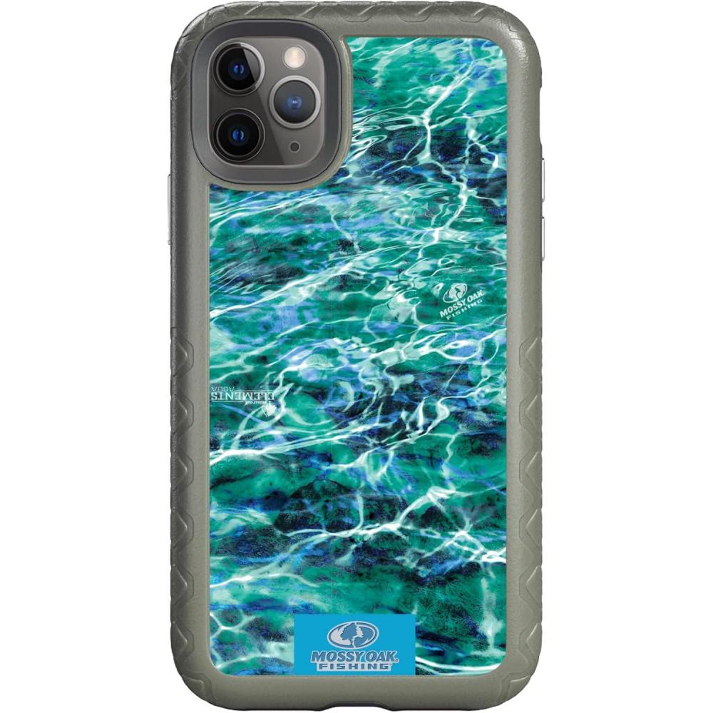 imagecellhelmet Mossy Oak  Agua Seafoam  DualLayer Case in Olive Drab Green Designed for iPhone 11 Pro Max Shock ampamp Drop Proof  Durable  As Seen on Shark Tank