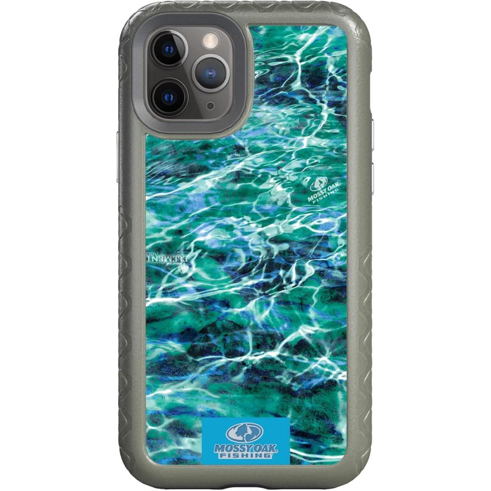 imagecellhelmet Mossy Oak  Agua Seafoam  DualLayer Case in Olive Drab Green Designed for iPhone 11 Pro Shock ampamp Drop Proof  Durable  As Seen on Shark Tank