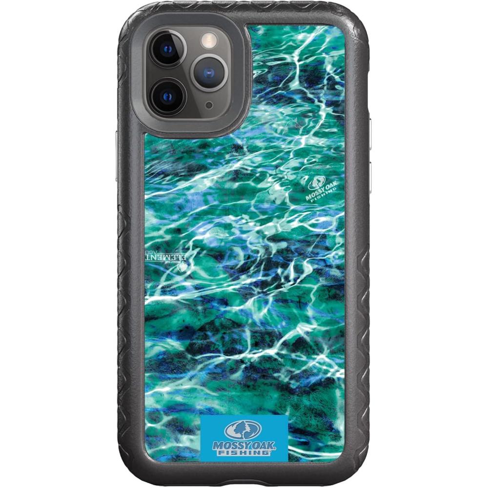 imagecellhelmet Mossy Oak  Agua Seafoam  DualLayer Case in Onyx Black Designed for iPhone 11 Pro Shock ampamp Drop Proof  Durable  As Seen on Shark Tank