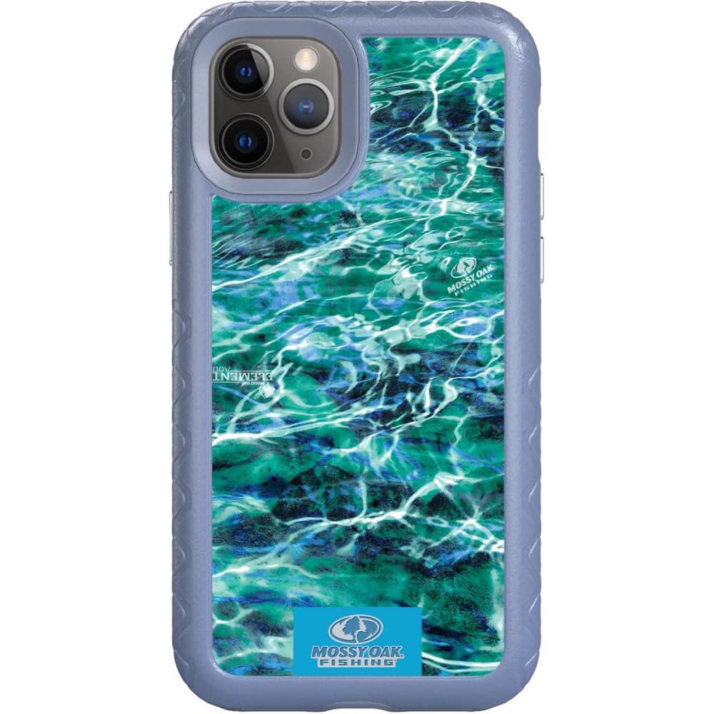imagecellhelmet Mossy Oak  Agua Seafoam  DualLayer Case in Slate Blue Designed for iPhone 11 Pro Shock ampamp Drop Proof  Durable  As Seen on Shark Tank
