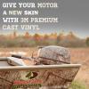 Mossy Oak Graphics – 10005-20-BL Bottomland Camo Boat Motor Wrap Kit – Easy to Install Vinyl Wrap with Matte Finish – 20 HP Or Less Kit(Bottomland Pink)