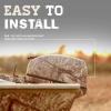 Mossy Oak Graphics – 10005-20-BL Bottomland Camo Boat Motor Wrap Kit – Easy to Install Vinyl Wrap with Matte Finish – 20 HP Or Less Kit(Duck Blind)