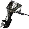 Mossy Oak Graphics – 10005-20-BL Bottomland Camo Boat Motor Wrap Kit – Easy to Install Vinyl Wrap with Matte Finish – 20 HP Or Less Kit(Winter)