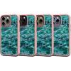 cellhelmet Mossy Oak | Agua Seafoam | Dual-Layer Case in Pink Magnolia Designed for iPhone 13 Pro Shock & Drop Proof – Durable | As Seen on Shark Tank