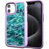cellhelmet Mossy Oak | Agua Seafoam | Dual-Layer Case in Lilac Blossom Purple Designed for iPhone 13 Mini Shock & Drop Proof – Durable | As Seen on Shark Tank