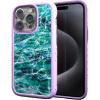 cellhelmet Mossy Oak | Agua Seafoam | Dual-Layer Case in Lilac Blossom Purple Designed for iPhone 13 Pro Shock & Drop Proof – Durable | As Seen on Shark Tank