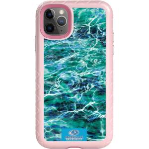 cellhelmet Mossy Oak | Agua Seafoam | Dual-Layer Case in Pink Magnolia Designed for iPhone 11 Pro Max Shock & Drop Proof – Durable | As Seen on Shark Tank