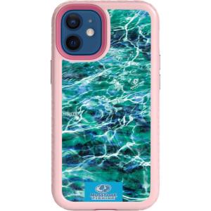 cellhelmet Mossy Oak | Agua Seafoam | Dual-Layer Case in Pink Magnolia Designed for iPhone 12 Mini Shock & Drop Proof – Durable | As Seen on Shark Tank
