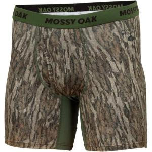 Mossy Oak mens Men’s Camo Boxer Brief Underwear(Bottomland)