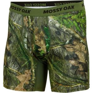 Mossy Oak mens Men’s Camo Boxer Brief Underwear(Obsession)