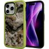cellhelmet Fortitude Case for iPhone 14 Pro Max | MagSafe Compatible | Dual Protection | Drop Test Certified | Shockproof Durable iPhone 14 Pro Max Mossy Oak Case | Bottomland in Onyx Black(Terra Gila | Electric Lime)