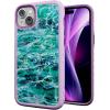 cellhelmet Fortitude Case for iPhone 14 Pro Max | MagSafe Compatible | Dual Protection | Drop Test Certified | Shockproof Durable iPhone 14 Pro Max Mossy Oak Case | Bottomland in Onyx Black(Agua Seafoam | Lilac Blossom Purple)