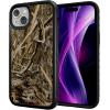 cellhelmet Fortitude Case for iPhone 14 Pro Max | MagSafe Compatible | Dual Protection | Drop Test Certified | Shockproof Durable iPhone 14 Pro Max Mossy Oak Case | Bottomland in Onyx Black(Shadow Grass | Onyx Black)