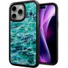 cellhelmet Fortitude Case for iPhone 14 Pro Max | MagSafe Compatible | Dual Protection | Drop Test Certified | Shockproof Durable iPhone 14 Pro Max Mossy Oak Case | Bottomland in Onyx Black(Agua Seafoam | Onyx Black)